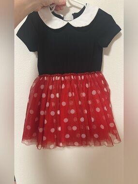 3T Taylor Joelle toddler Minnie Mouse dress- Perfect for Disneyland!
